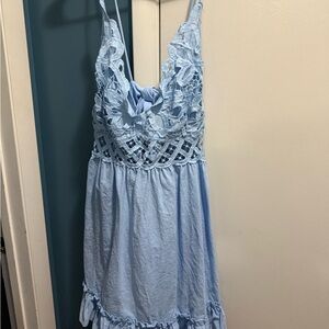 Light Blue Lace Dress